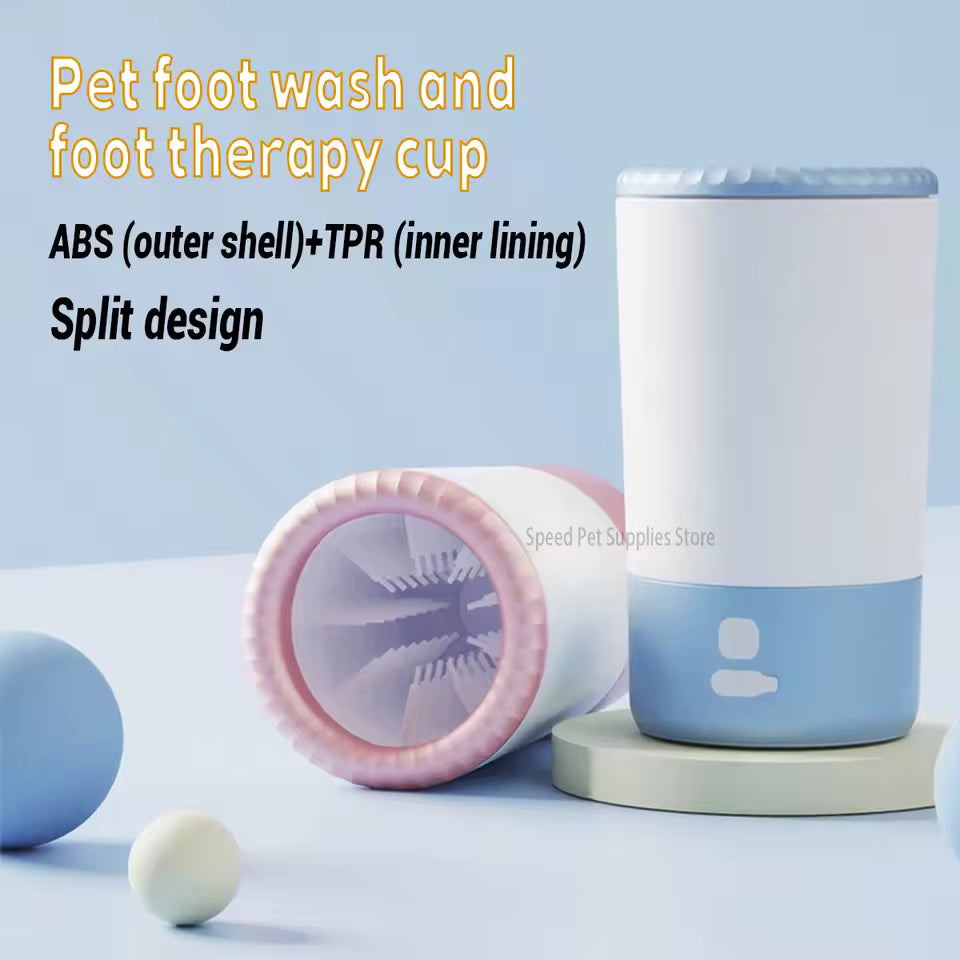 Pet Paw Cleaner Machine Automatic — Portable Dog & Cat Washer